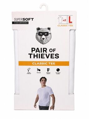 Pair of Thieves Men's Classic Tee - White (L)